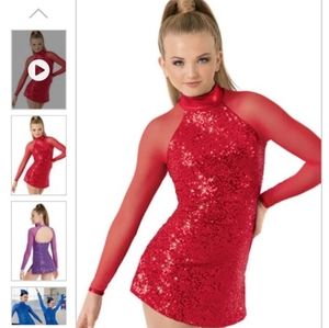 New Balera red sequence  costume